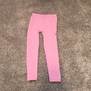 Pink soft leggings